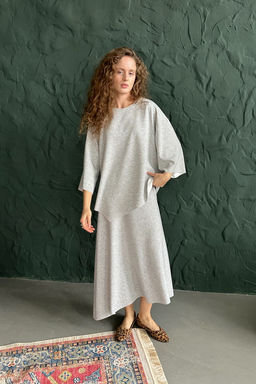 Блузка женская ASY105/01/Серый меланж