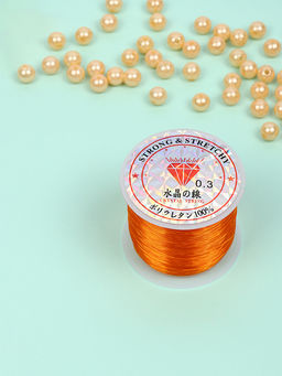 Леска для бисера Ø0,3 100м цв.оранжевый