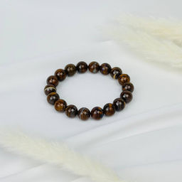 Браслет из древесного Опала 19 см - Радуга самоцветов фото 3