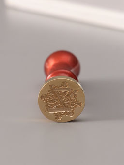 Печать для сургуча с пластиковой ручкой «Буква Z на вензеле», 2.5×2.5×6.3 см