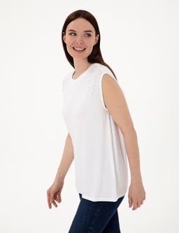 Beyaz Regular Fit Ti__rt