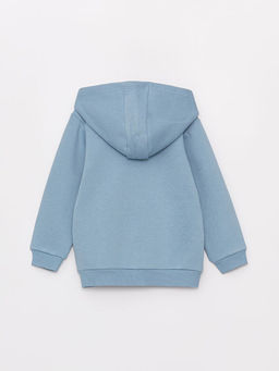 Kap??onlu Uzun Kollu Erkek Bebek Fermuarl? Sweatshirt - Waikiki фото 2