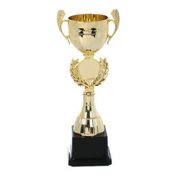Кубок 175, наградная фигура, золото, подставка пластик, 26.2×9.5×7.7 см.