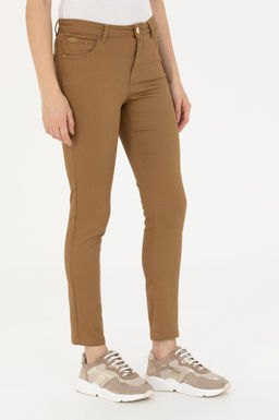 Женские брюки из плотной ткани светло-хаки - U.s. polo assn фото 16