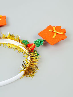 Карнавальный ободок новогодний Подарок