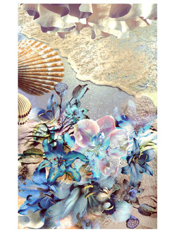 Палантин жен. шелк 110х180 SS02-8554-03 - Eleganzza фото 4