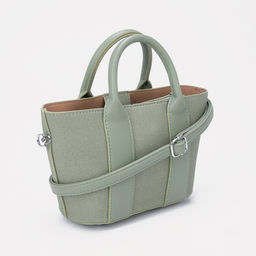 Сумка-тоут на молнии, цвет зелёный - Simaland фото 2