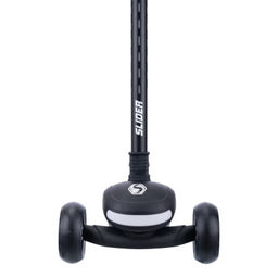 Самокат трехколесный Slider, светящиеся полиуретановые колёса и платформа, руль складной  фото 4