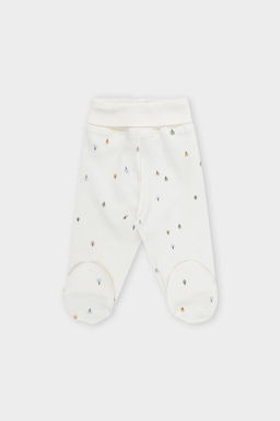 Crockid _ К 400220/сливочный,деревья в снегу ползунки яс