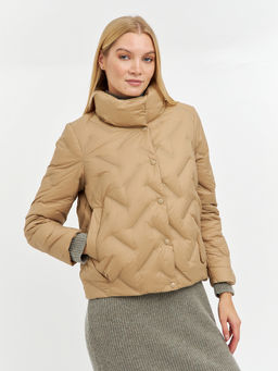 Пуховик женский укороченный на кнопках - Glenfield фото 6