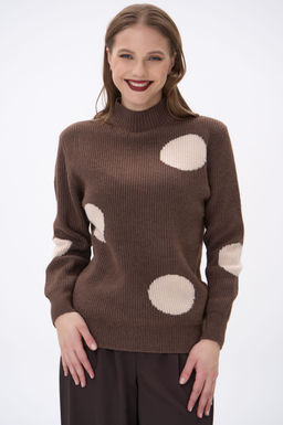 Свитер Зои (шоколадный) - Эльза фото 4