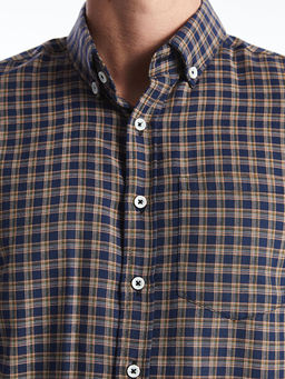 Regular Fit Uzun Kollu Ekose Erkek G?mlek