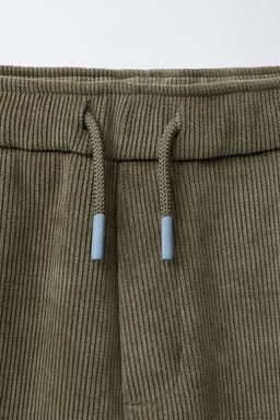 CORDUROY TROUSERS WITH POCKETS - Zara фото 3