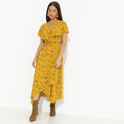 Платье на запах, Счастье влюбленности (желтый) - Charutti фото 4
