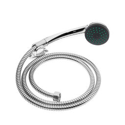 Душевая лейка со шлангом, гайки пластик, держатель, крепеж в комплекте.