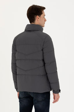 U. S. Polo Assn / Мужское пальто антрацитового цвета - U.s. polo assn фото 19