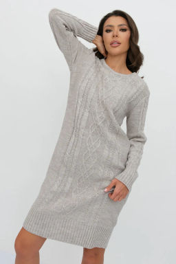 ЗЛАТА Платье С 1931/серо-бежевый