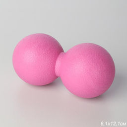 Мячик массажный Woohooo Double Relief Ball / 6.1 х12.1 / розовый /уп 50/