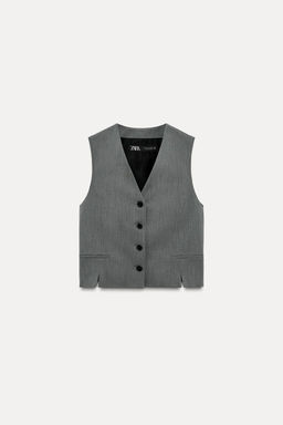 WAISTCOAT WITH VENTS - Zara фото 5