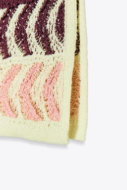 ASYMMETRIC STRUCTURED KNIT TOP - Zara фото 7