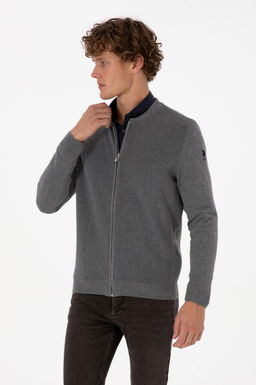 Erkek Gri Melanj Basic Triko H_rka Sepette S_rpriz _ndirim - U.s. polo assn фото 3