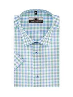 Сорочка мужская короткий рукав GREG 265/201/6122/Z  фото 2