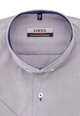 Сорочка мужская короткий рукав GREG 311/109/03/KZS/b/1