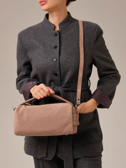 Замшевая сумка Solea DBR 31365 капучино  фото 7