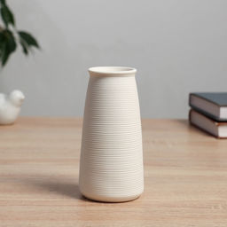 Ваза для цветов «Эллиот», классик, d=4.5 см, 14×6 см, керамика, белая