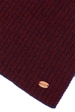 Мужской бордово-красный шарф Неожиданная скидка в корзине - U.s. polo assn фото 2