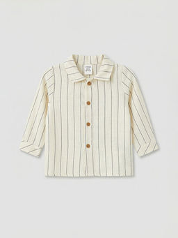 Uzun Kollu G?mlek ve Pantolon Erkek Bebek Tak?m?