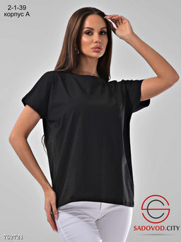 Базовая женская футболка свободного кроя - Bruno фото 6