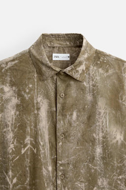 TIE-DYE FLOWING SHIRT - Zara фото 9