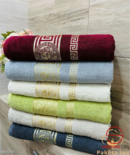 Махровое полотенце для лица и бани