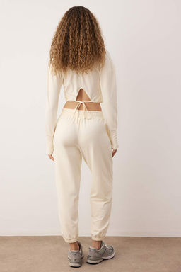 Ekru Duz 2 Iplik Sportswear Esofman Alt? THMAW26EA00007 - Trendyolmilla фото 4