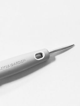 Olivia Garden Массажная щётка для волос / Expert Care Rectangular L, серебристый