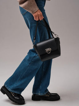 Сумка кожаная Azaro 3520 черный бизон