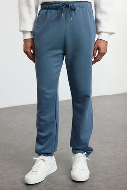 TRENDYOL MAN Indigo Oversize/Genis Kesim Kumas Mix Esofman Alt? TMNAW25EA00012 - Trendyolmilla фото 4