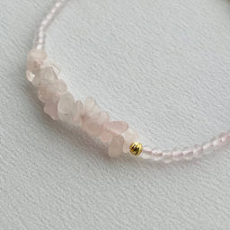 Браслет из Розового кварца - Радуга самоцветов фото 3