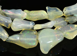 Бусы из Опала галтовка на увеличение 44см, 8,2г - Радуга камня фото 3