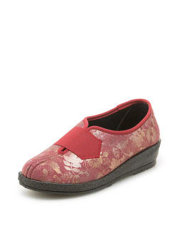 Aerosoft. Туфли с эластич.резинкой в подъеме,красный,36