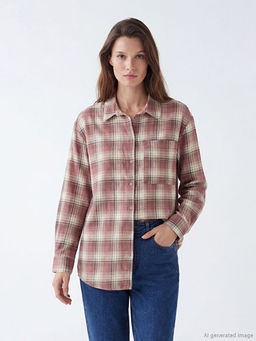 Ekose Kad?n G?mlek Tunik