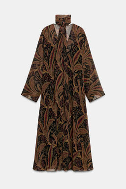 ZW COLLECTION PAISLEY SCARF DRESS - Zara фото 5
