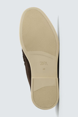 MOCAS?N PIEL CASUAL / Chocolate - Zara фото 7
