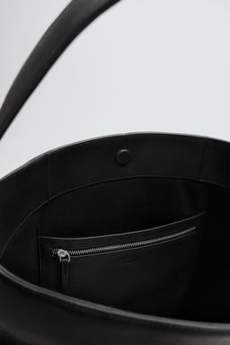 LEATHER TOTE BAG - Zara фото 4