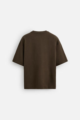 EMBOSSED PATCH T-SHIRT - Zara фото 8