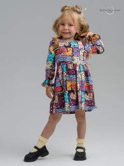 Платье Моана коты в горошек - Sovalina фото 3