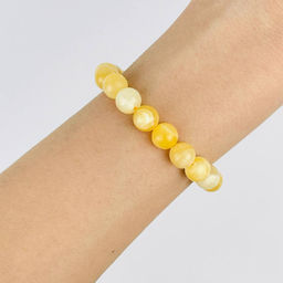 Браслет из желтого Кальцита - Радуга самоцветов фото 2
