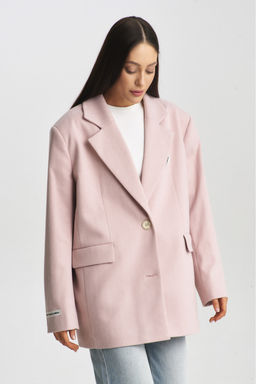 Пальто-жакет "Ёлочка" Pink