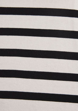 Mavi Logo Bask?l? Siyah Cizgili Tisort  фото 8